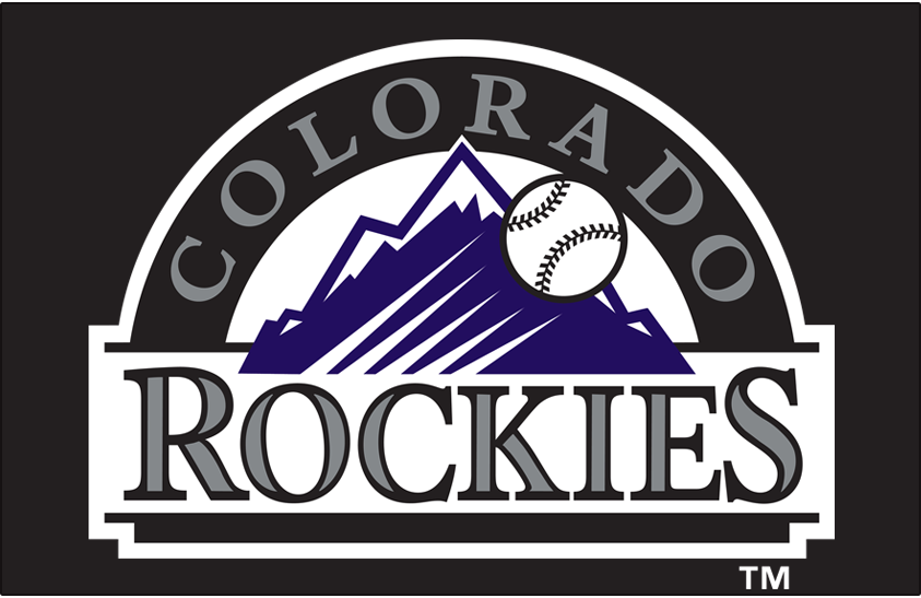 Colorado Rockies 1993-2016 Primary Dark Logo DIY iron on transfer (heat transfer)